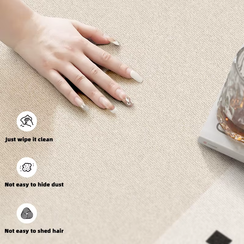 Tapis de salon rétro, rayé de haute qualité