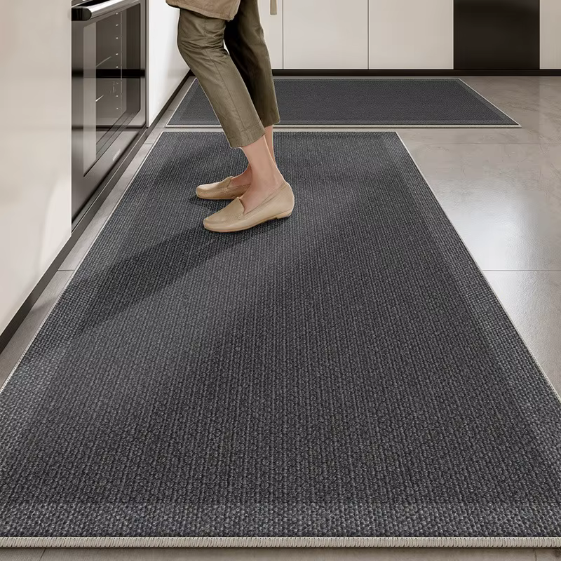 Tapis de sol pour cuisine gris foncé