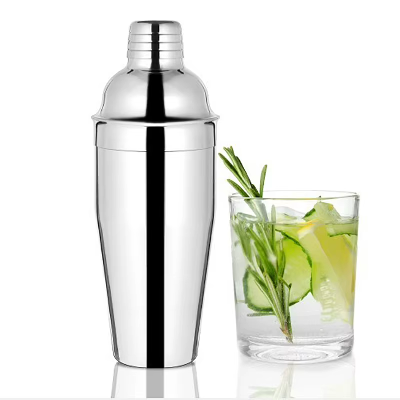 Shaker en acier inoxydable 350/550/750 ml pour cocktails, mélangeur de cocktails, accessoires pour cocktails, outil de bar pour fêtes JBGJ01