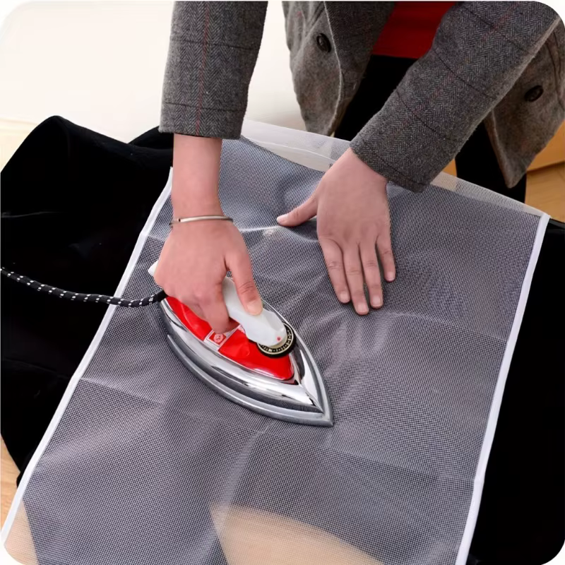 1 tapis de repassage en maille résistant à la chaleur - Tissu de protection pour l'entretien des vêtements afin