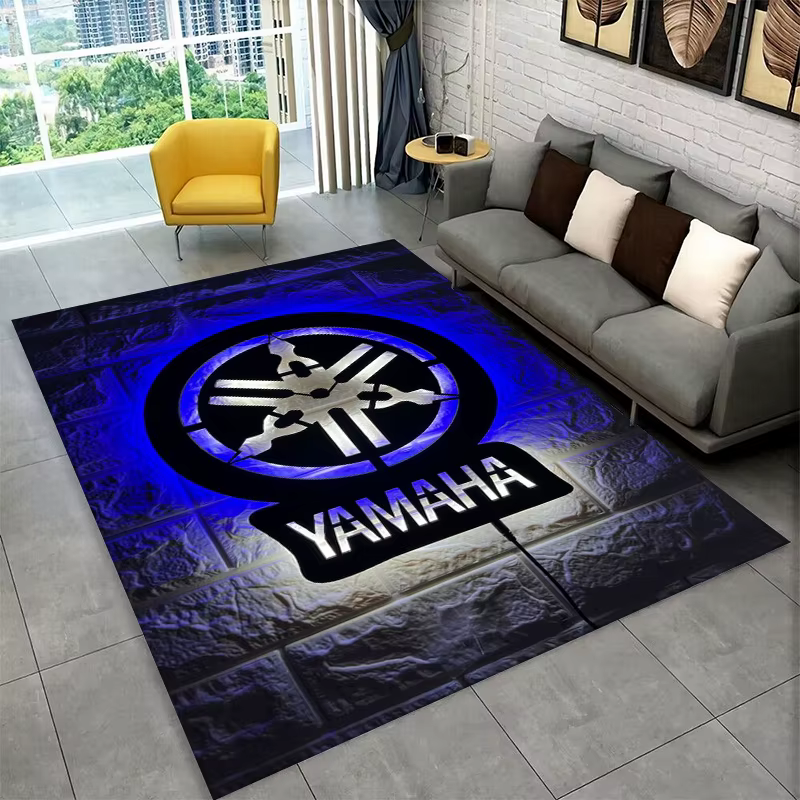 Tapis 3D Y-Yamaha Racing Moto pour salle de jeux