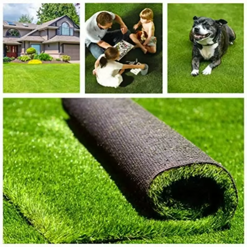 Grand tapis d'herbe artificielle de luxe