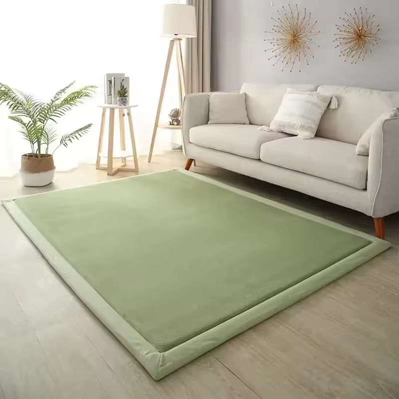 Tapis antidérapant rembourré en velours corail épais 3cm