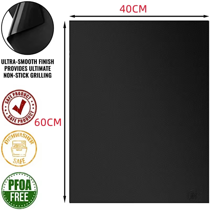 1/5/10 pièces 60*40 cm antiadhésif BBQ Grill tapis