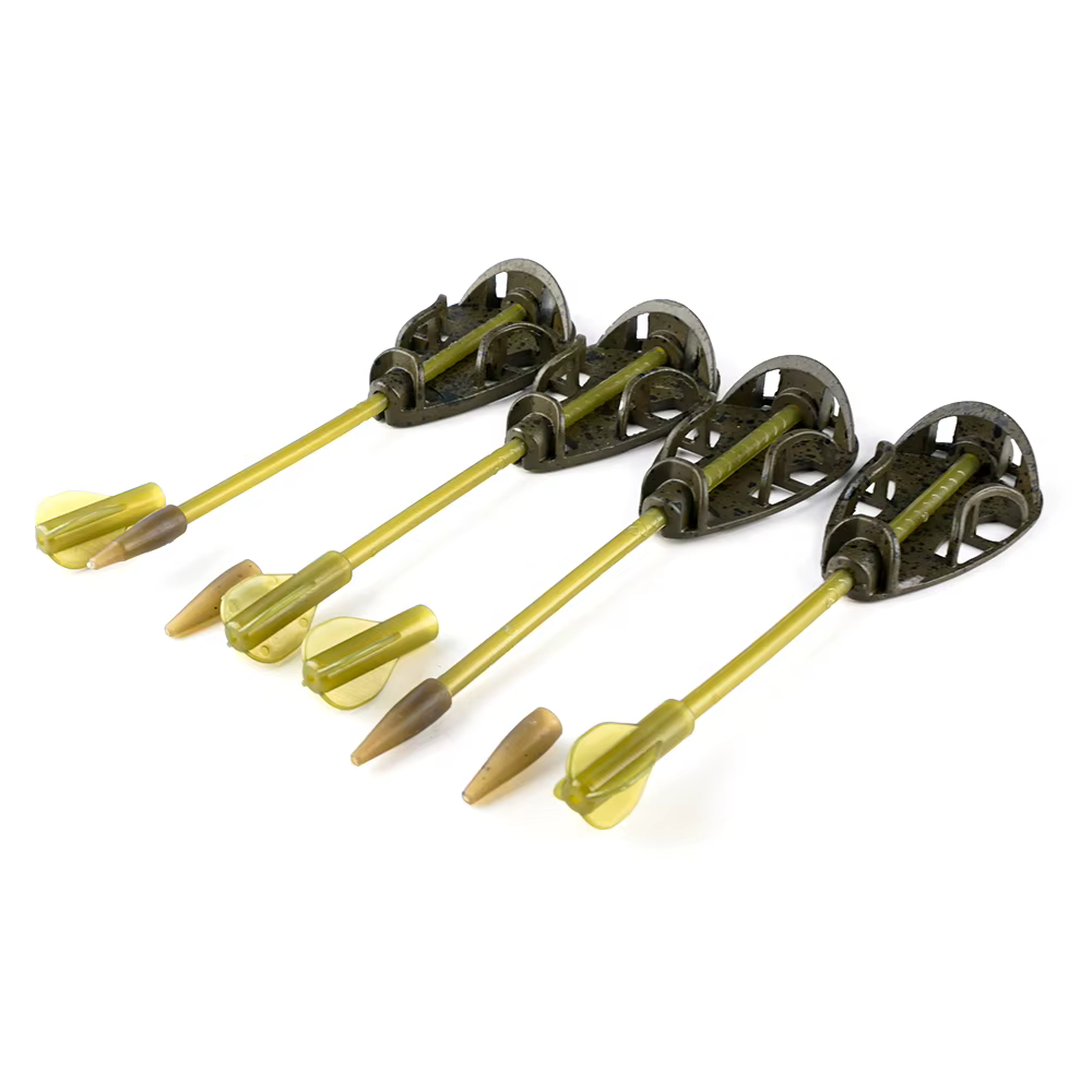 Hirisi 30g 40g 50g 60g méthode de pêche à la carpe mangeoire et moule ensemble de matériel de pêche à la carpe appât Cage panier appât F116