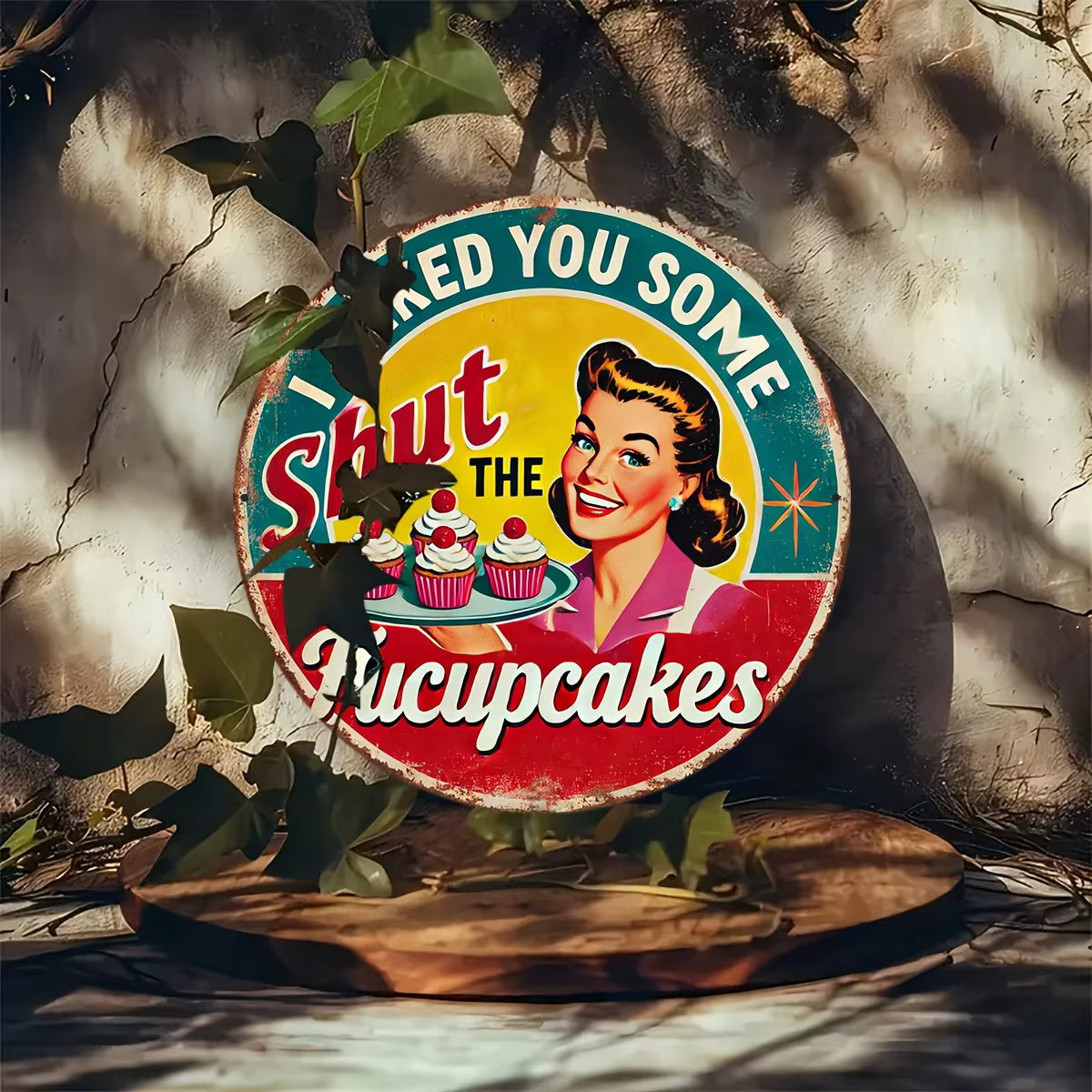 Affascinant panneau de cuisine Vintage en aluminium « Je l'ai cuit des petits pains de Fucupcakes » pour la maison