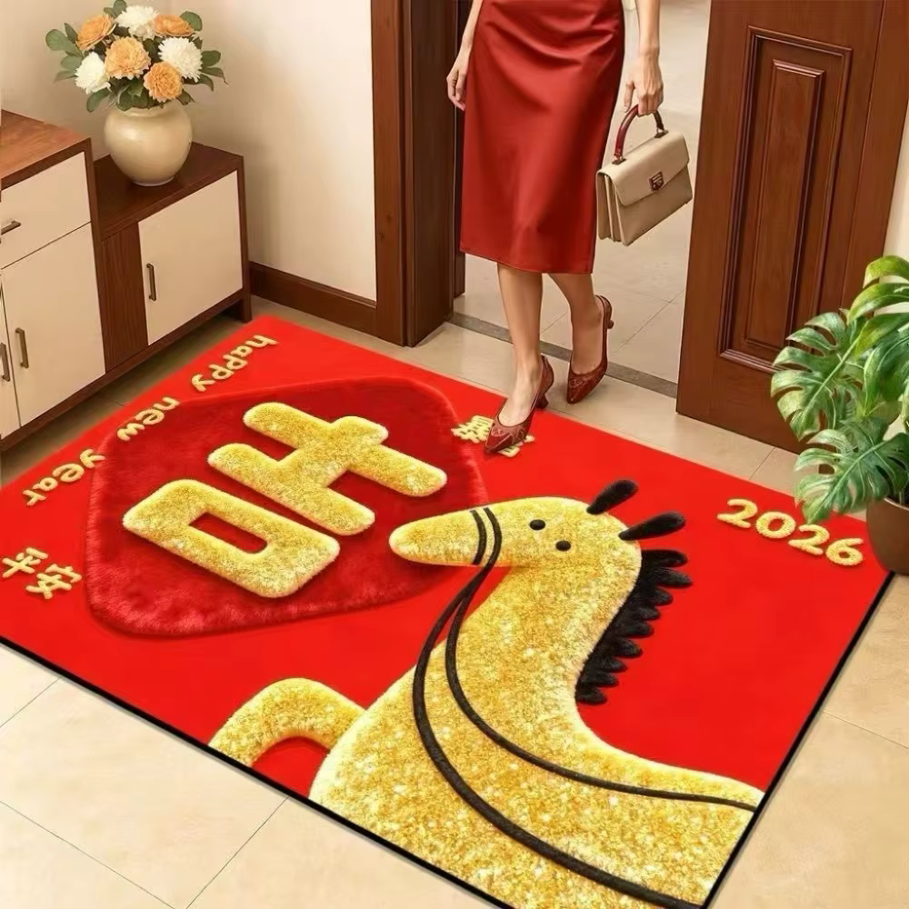Tapis de sol cheval de dessin animé