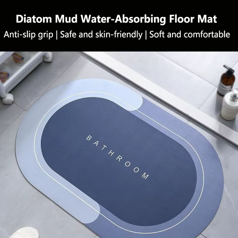 Tapis de bain absorbant antidérapant en diatomite