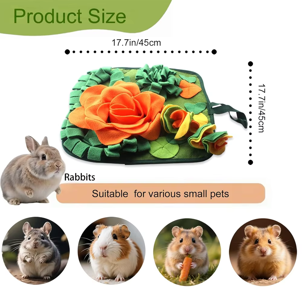 Tapis de nez reniflard pour lapins et petits animaux