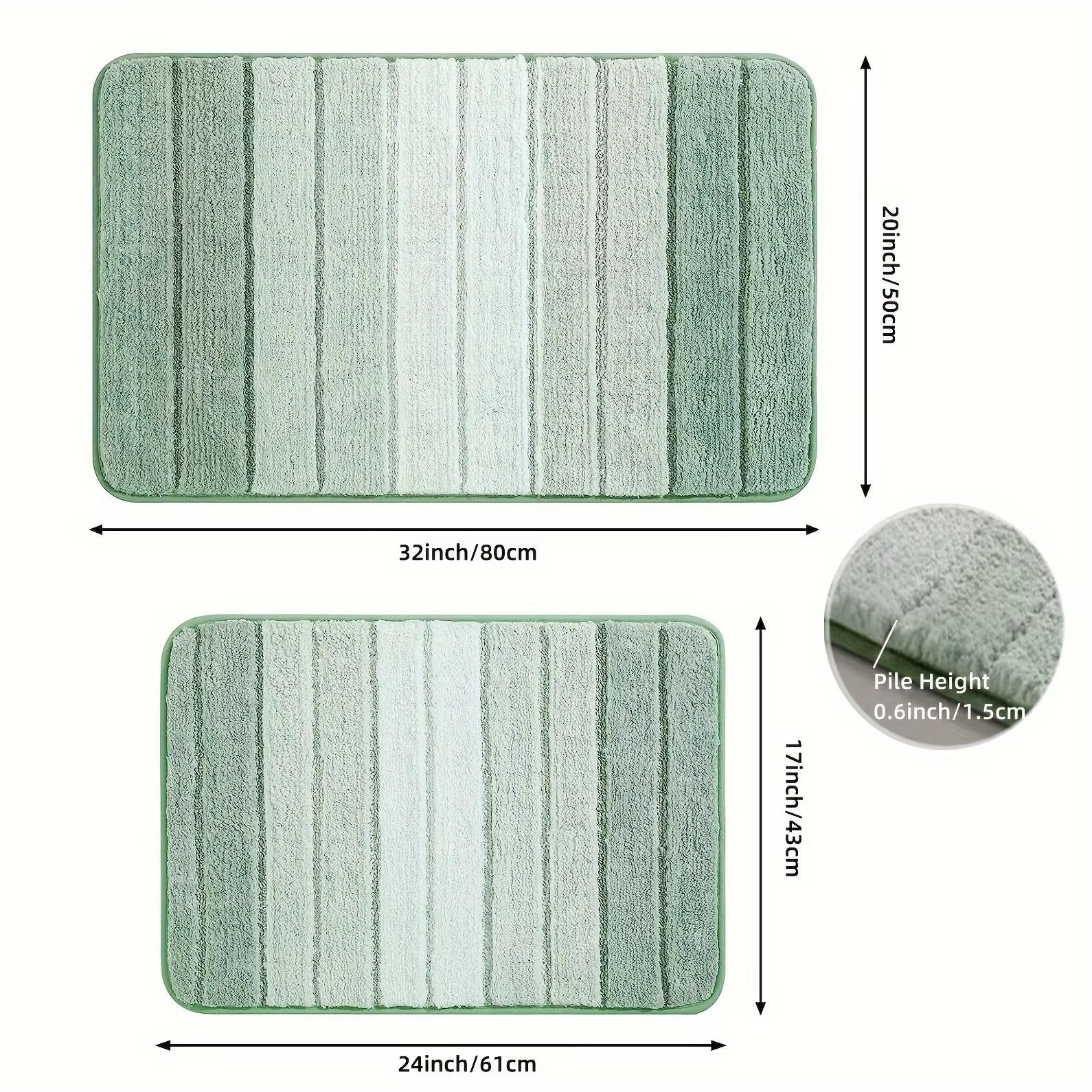 Tapis de salle de bain élégant