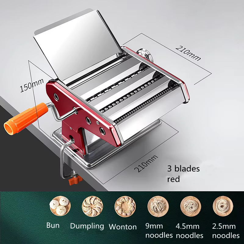 Mini manuel ménage frais italie fabricant de pâtes usage domestique bricolage nouilles pâtes faisant la Machine