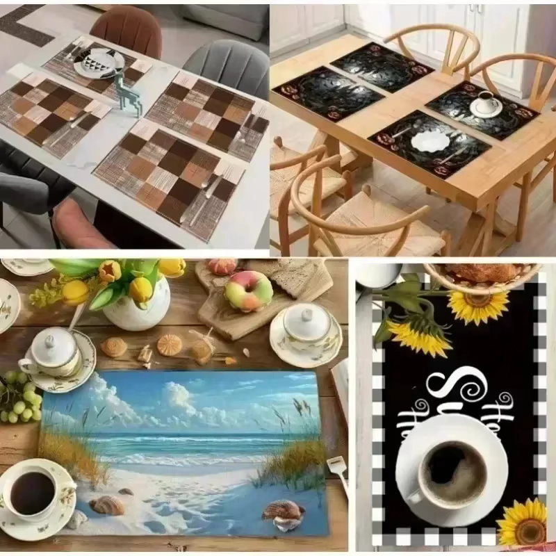 Ensemble de sets de table en tapis persan