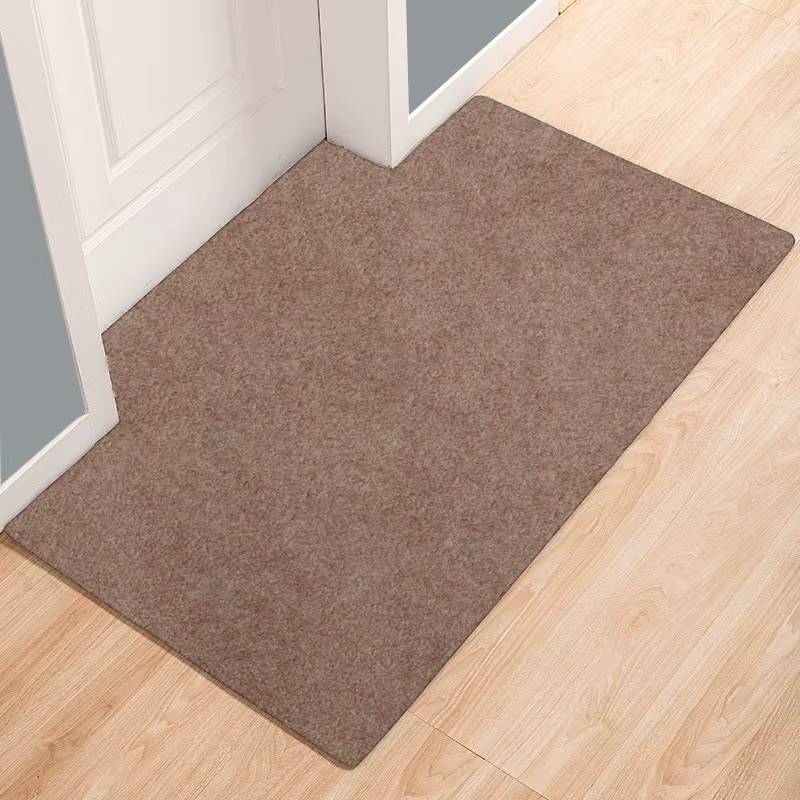Grand tapis fin pour porte de centre commercial