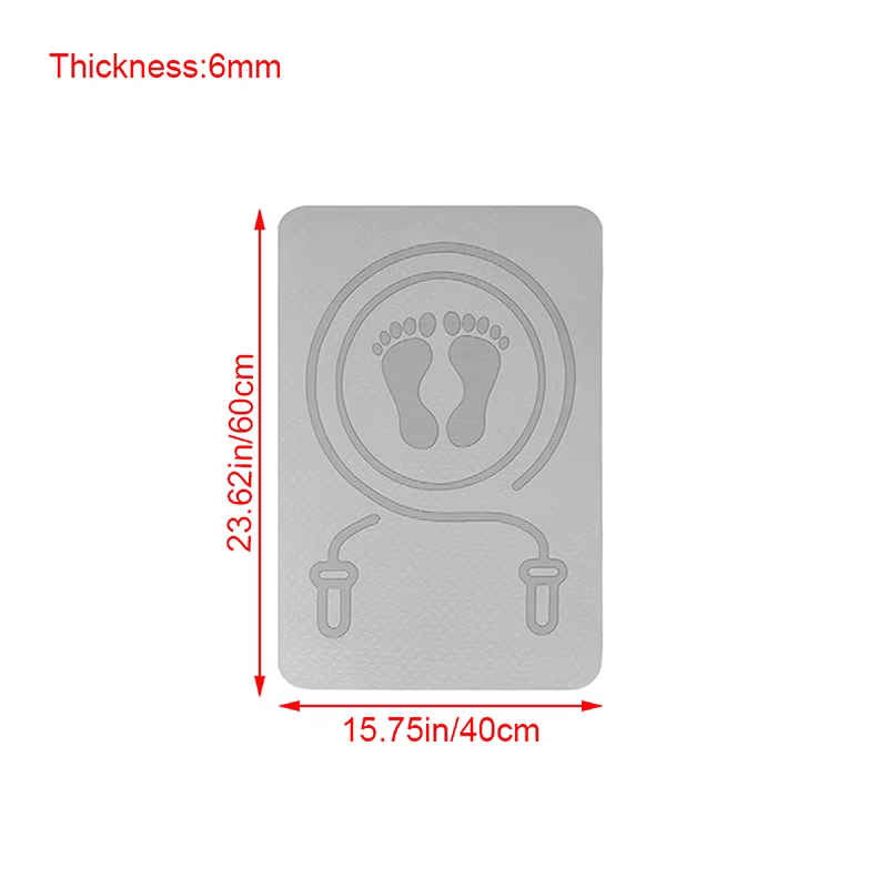 Nouveau tapis de saut à la corde 6MM anti-bruit