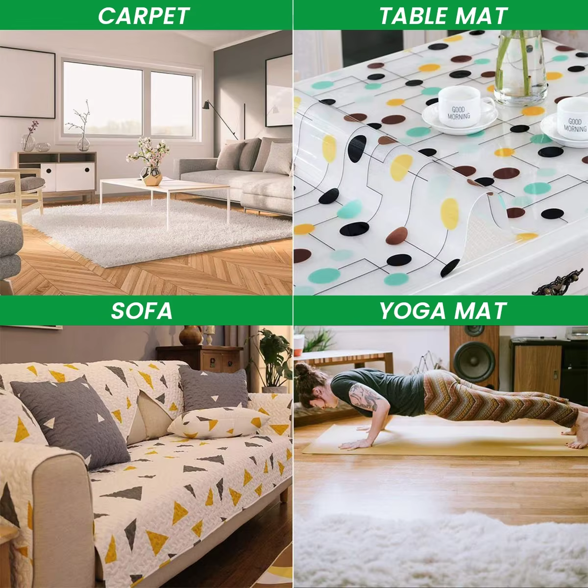 Sous-couche antidérapante pour tapis, fixateur de tapis, sous-couche multi-usages, tapis antidérapant en maille pour sols durs et coussins