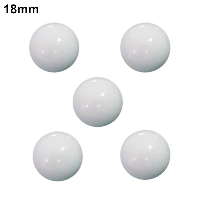 33wd 5pcs Russian Roulette Ball Casino Roulette Game Remplacement Ball Acrylique Boule blanche 12/14/16/18/20 / 22 mm