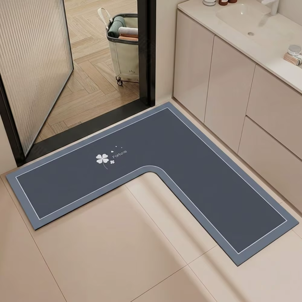 Tapis de cuisine de luxe en forme de L