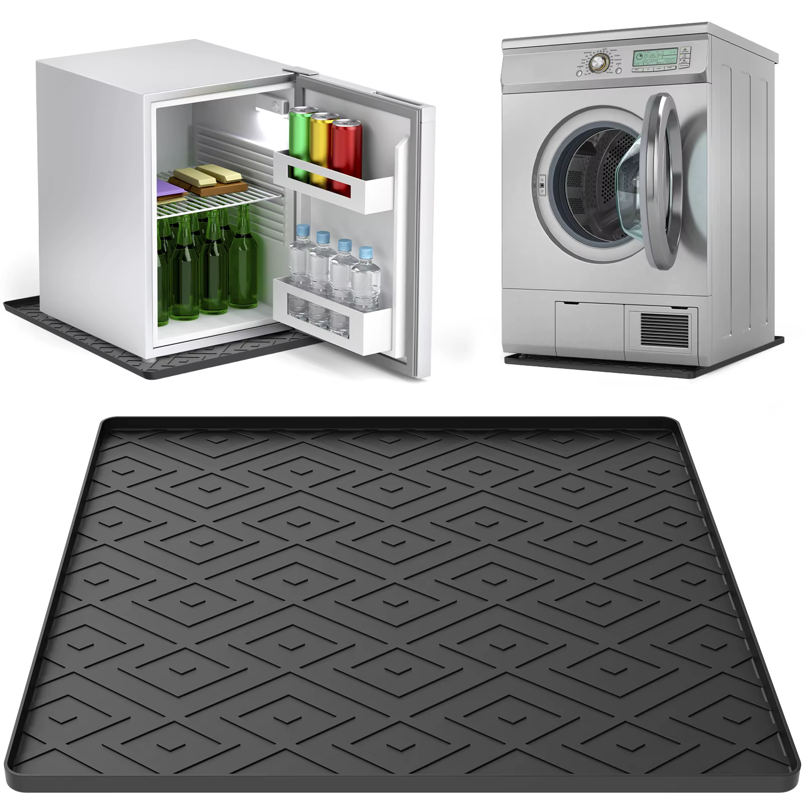 Tapis en silicone pour réfrigérateur 50x50CM
