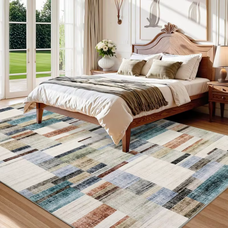 Tapis de style western imprimé peau de vache