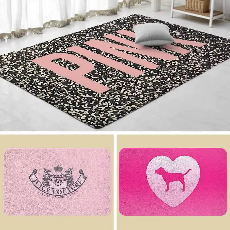 Tapis de luxe moderne VIKAMA: tapis de sol décoratif en velours doux