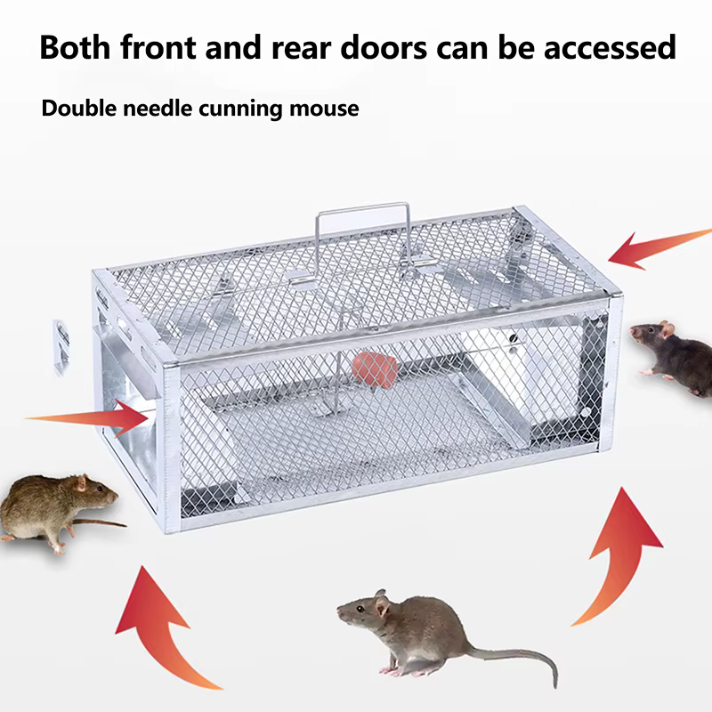 Piège à rats et souris multi-captures, cage anti-nuisibles pour tous les rongeurs