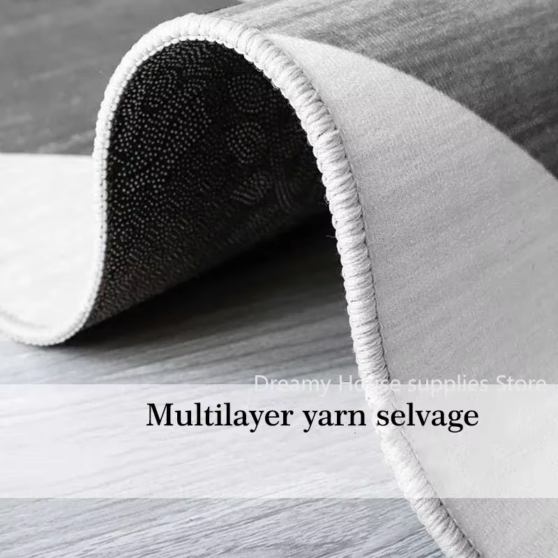 Tapis de couloir long doré luxueux