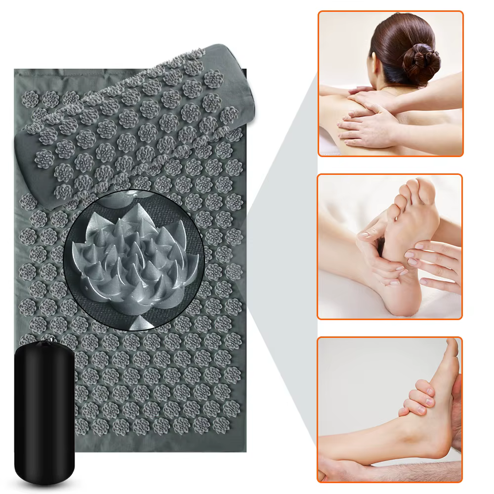 Polymères d'acupression et de massage pour pieds, coussin de yoga, masseur d'acupuncture, Charleroi, Eve, St123, Back Body, oto Spike Polymers, Shakti