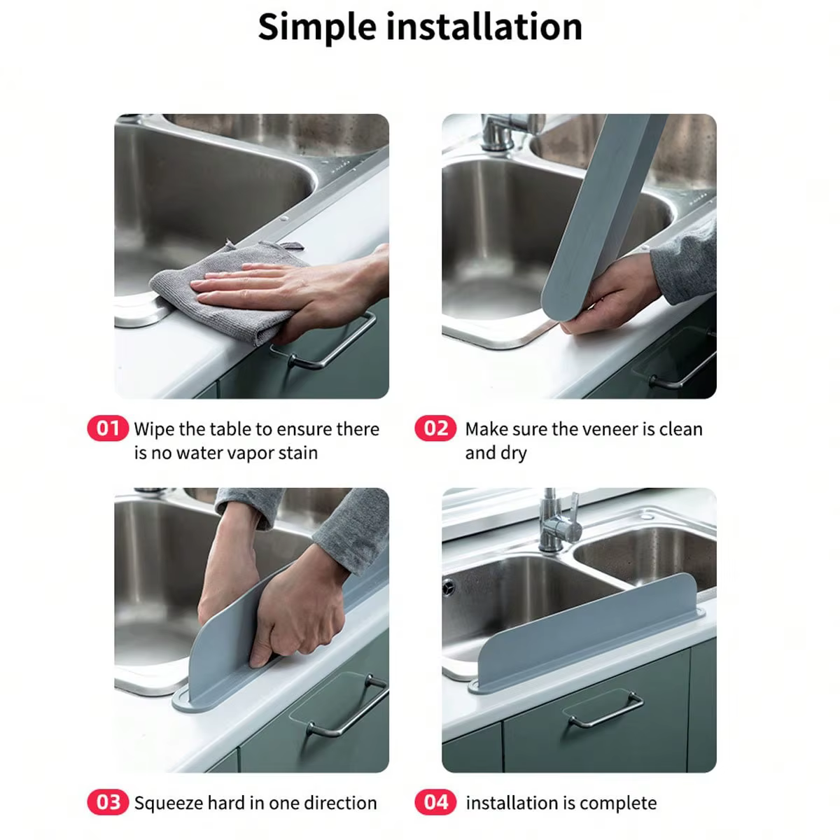 Couvercle anti-éclaboussures d'évier en Silicone multicolore avec ventouse, barrière étanche pour cuisine, laboratoire et évier