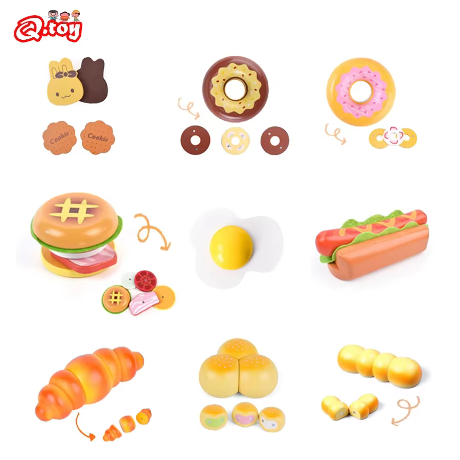 Cuisine en bois semblant jouer jouet Simulation fruits légumes nourriture jeu de coupe faux oeuf classique enfants jeu de rôle Montessori jouets