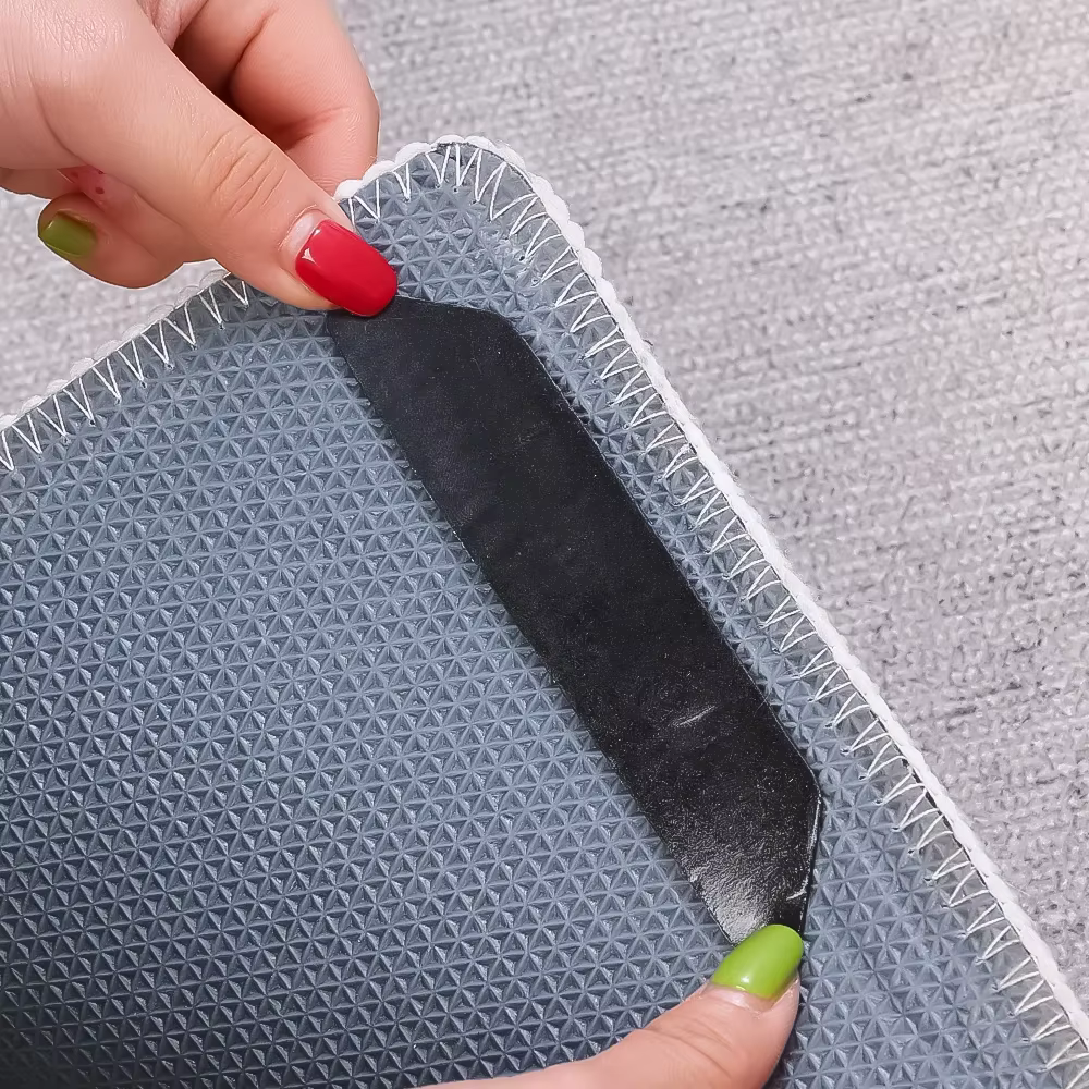 8/16 pièces plus récent tapis autocollants antidérapants lavable Anti Curling