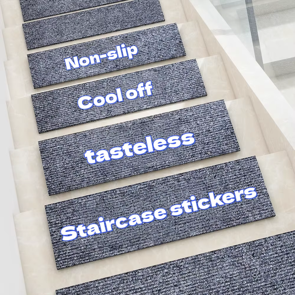 Tapis de bande de roulement d'escalier auto-adhésif
