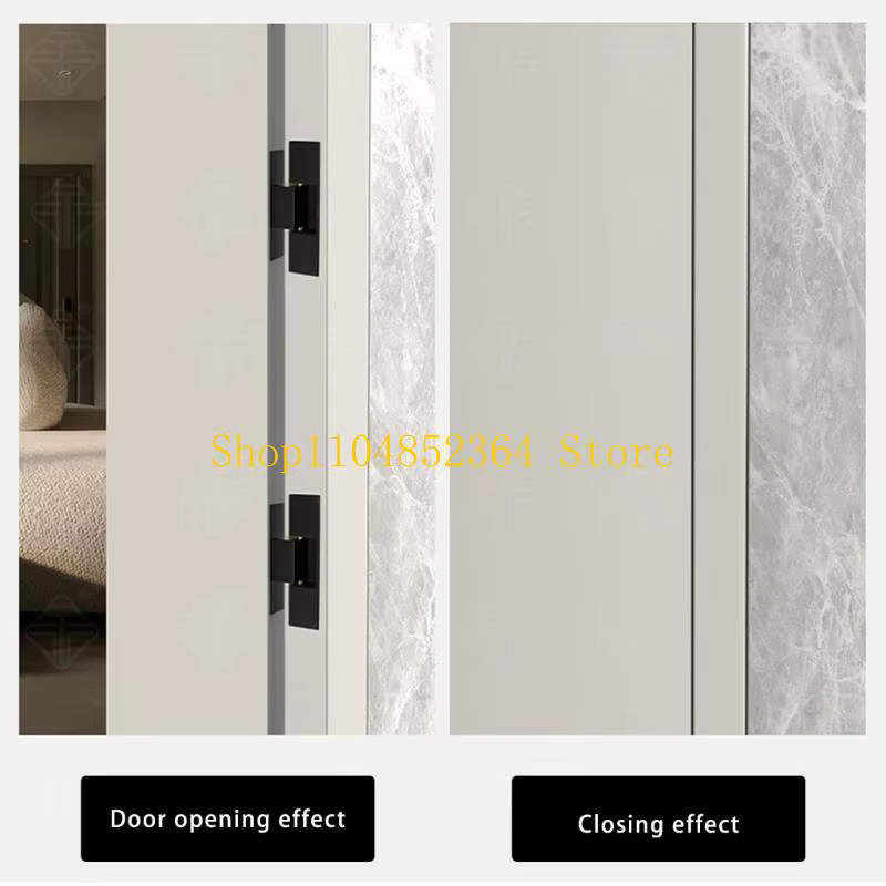 Charnières réglables 652F pour armoire, charnières porte cachées à fermeture silencieuse