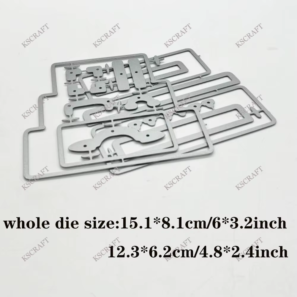 KSCRAFT – matrices de découpe pour valises empilées, pochoirs pour scrapbooking, gaufrage décoratif, cartes en papier DIY