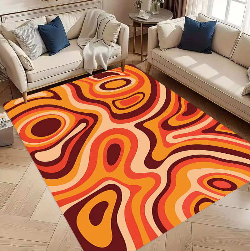 Tapis classique rétro, tapis de sol