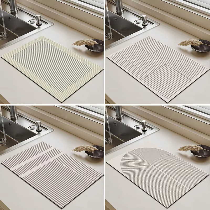 Tapis de Diatomite antidérapant