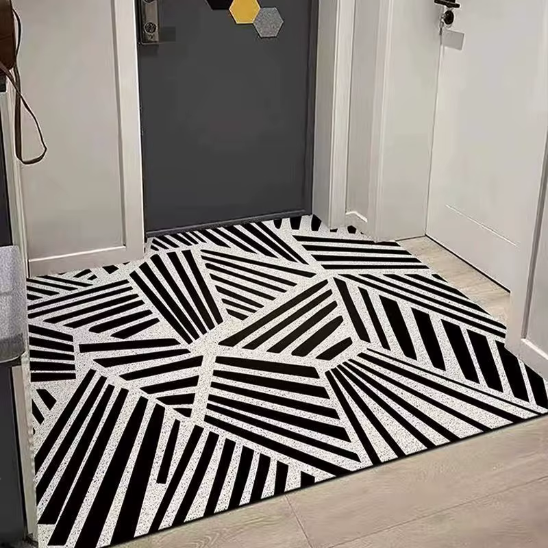 Le tapis de porte d'entrée peut être nettoyé