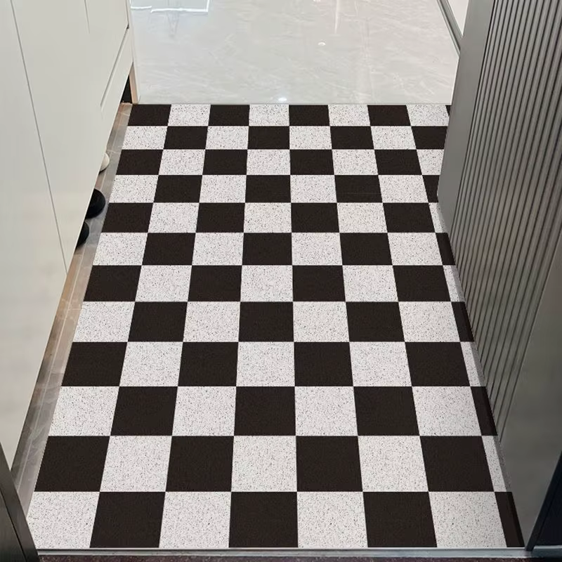 Le tapis de porte d'entrée peut être nettoyé