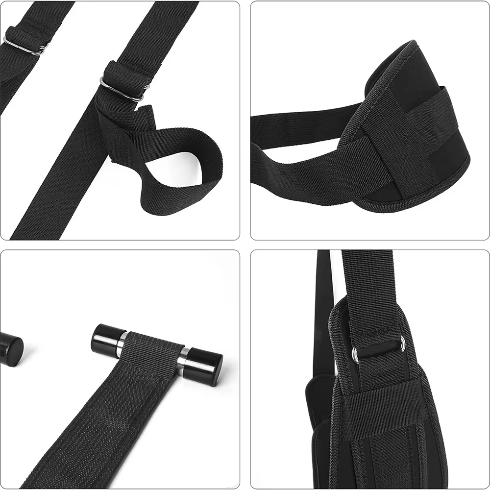 Balancelle de porte pour couples adultes, pour divertissement et positions intimes, avec sangle réglable et siège de retenue bondage