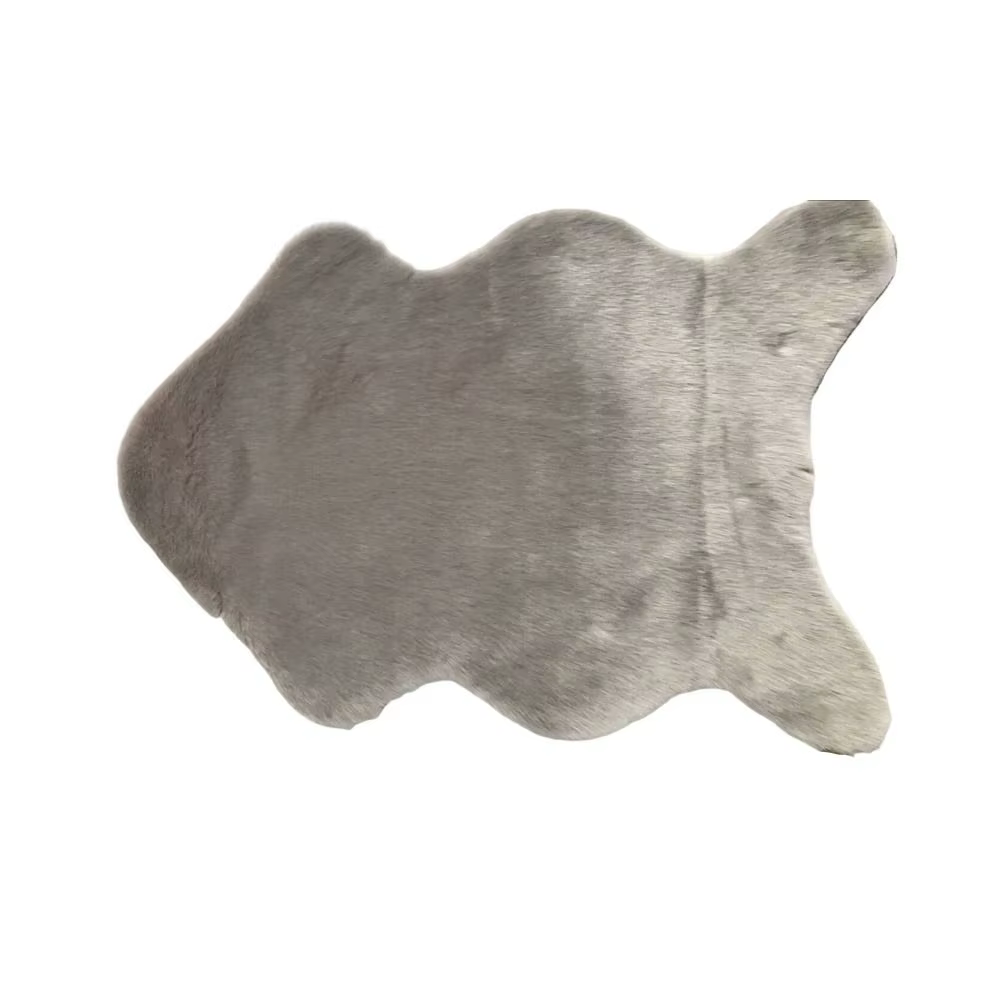 Tapis en peluche doux en peau de mouton pour chambre à coucher