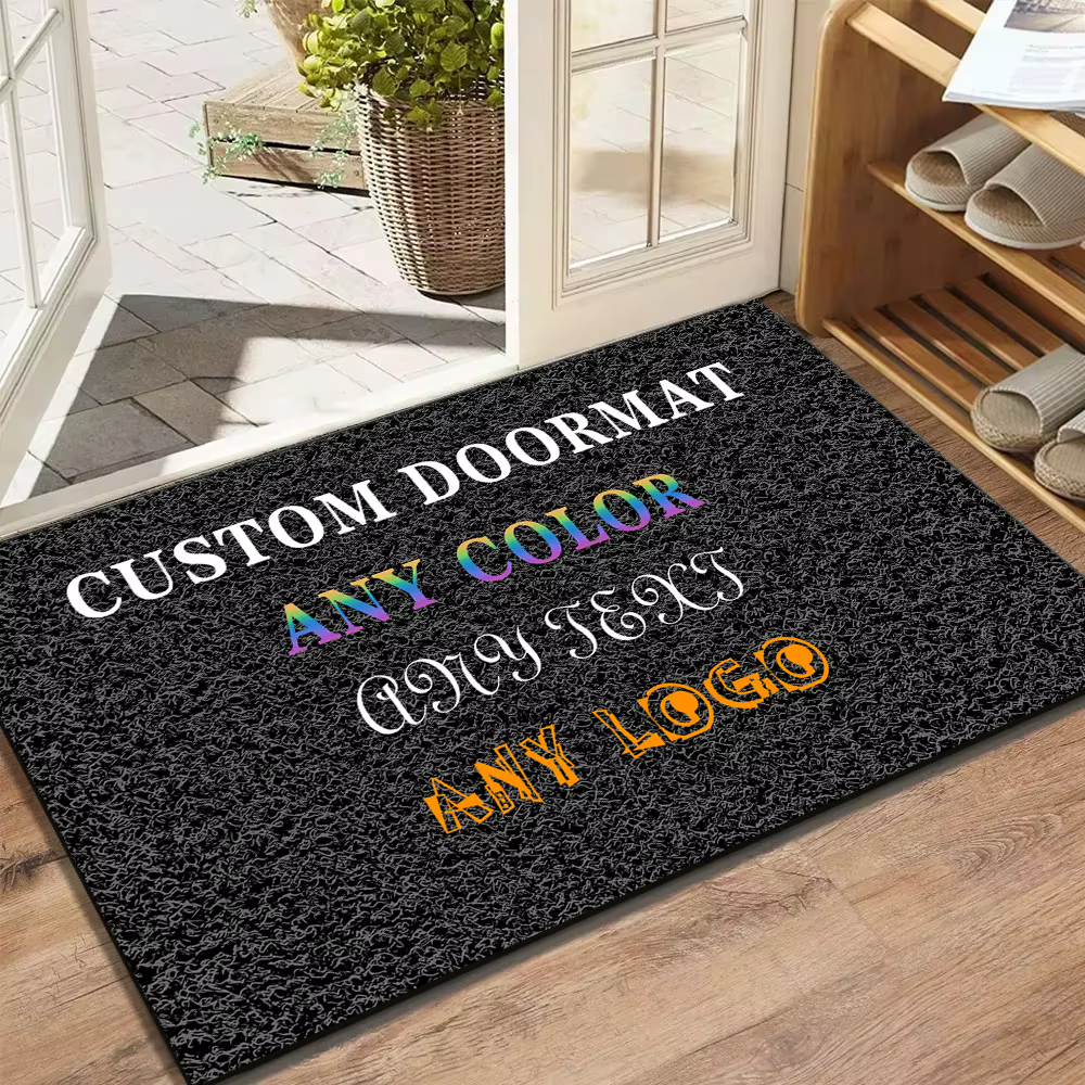 Tapis d'entrée personnalisé