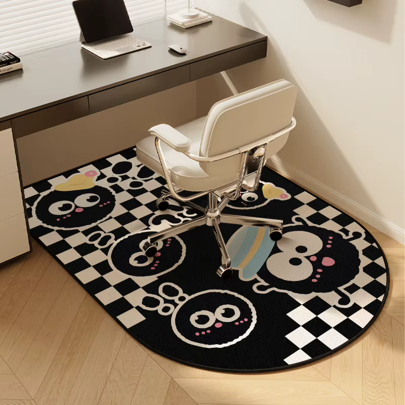 VIKAMA Tapis de sol boule de charbon pour chambre d'enfant