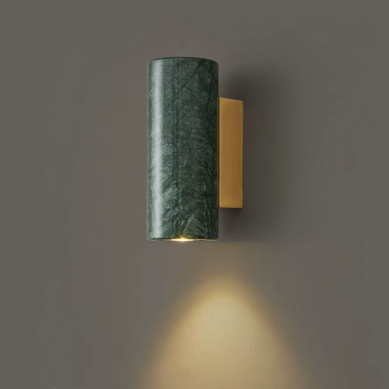 Applique murale nordique de luxe en marbre vert