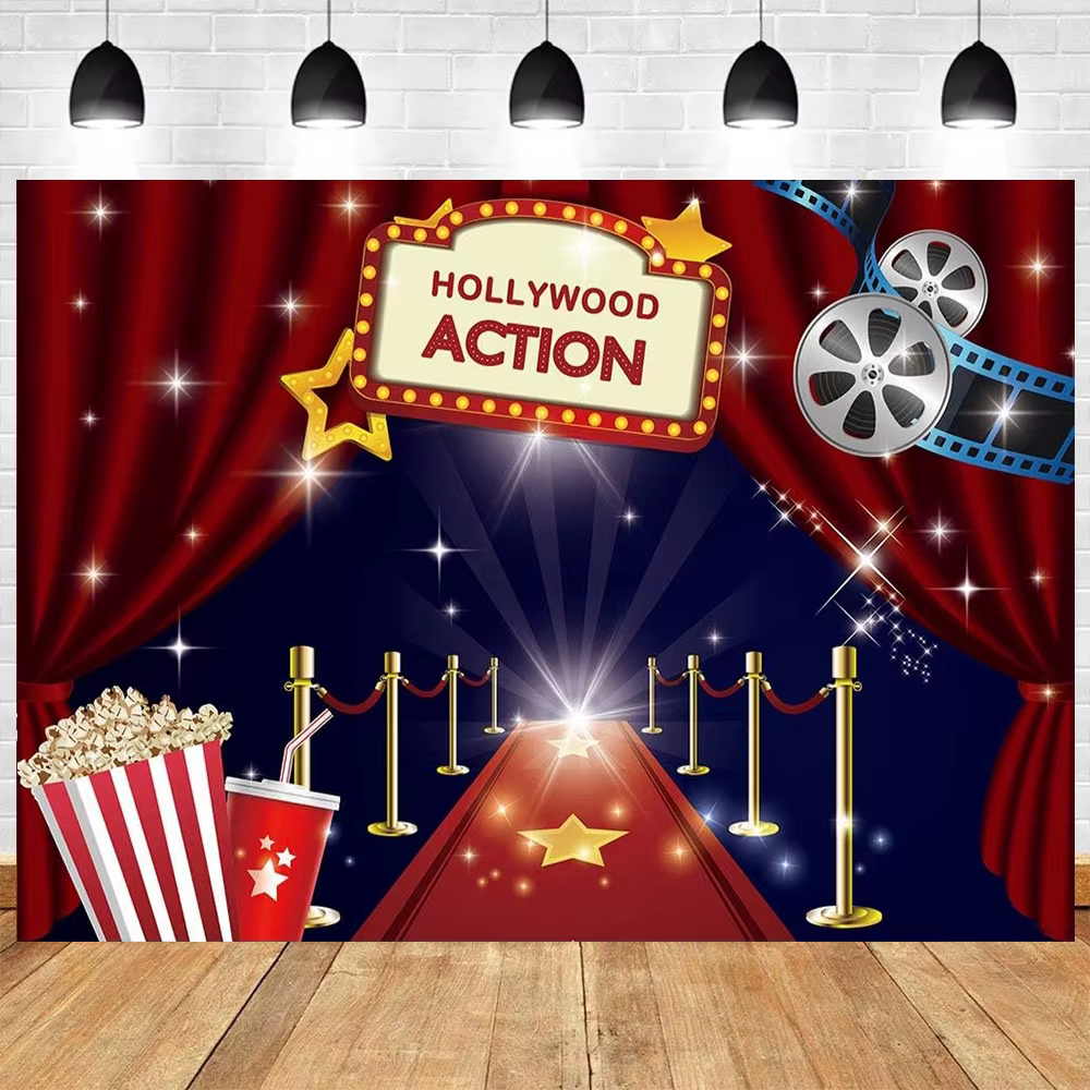 Cinéma Film nuit thème photographie Hollywood tapis rouge