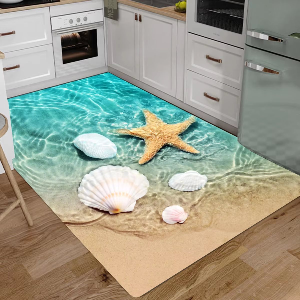 Tapis de plage Ondes de l'océan
