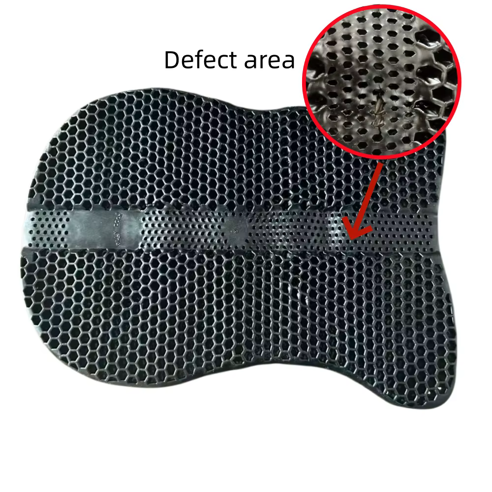 Tapis de selle en gel pour cheval - Tapis équestre en gel avec petits défauts esthétiques, tapis d'équitation économique pour usage quotidien