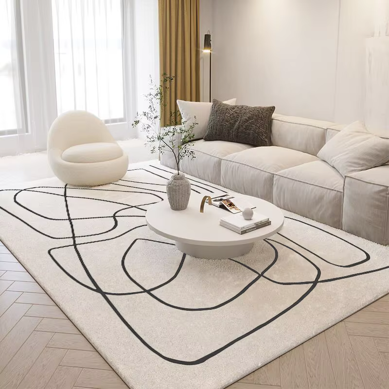 Tapis en peluche de Style nordique