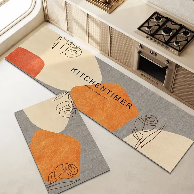 Tapis de sol de cuisine en Pvc imperméable à l'huile