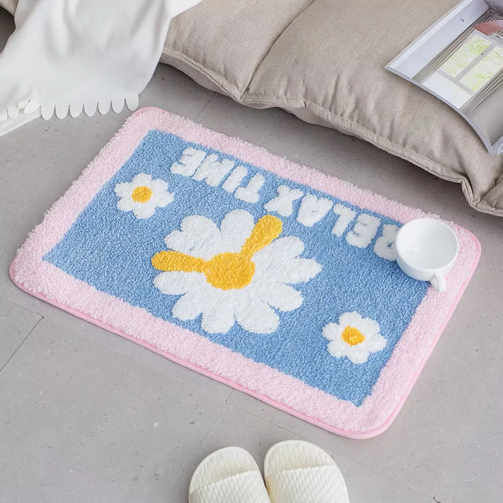 Tapis de Sol Antidérapant en Microcarence
