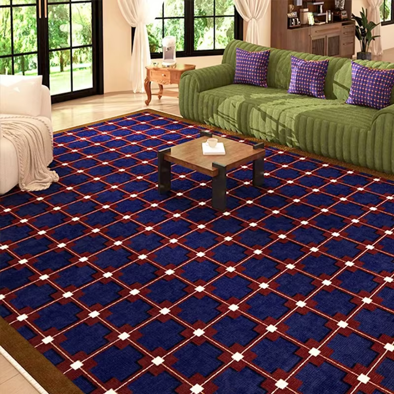 Tapis en Cachemire Lavable à la Machine Non-ALD
