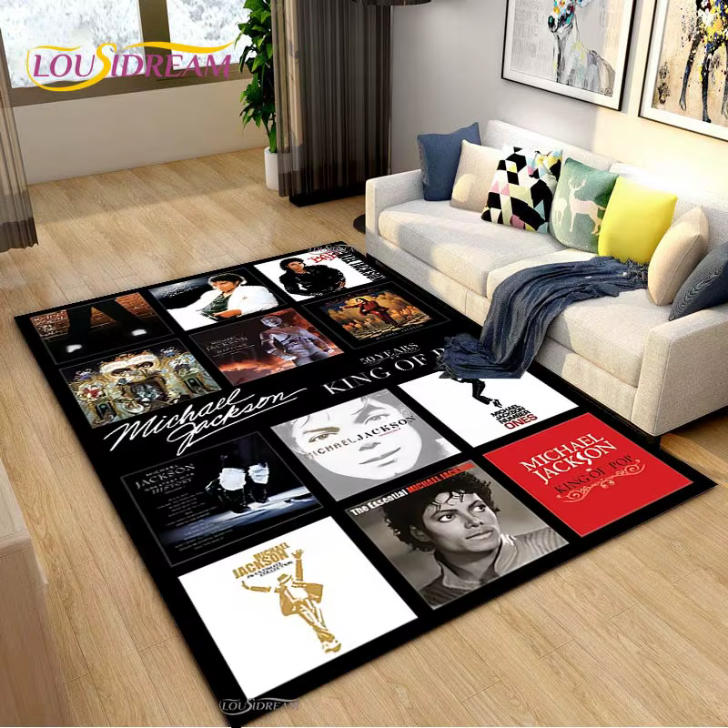 Michael j-jackson tapis pour salon canapé Table chambre